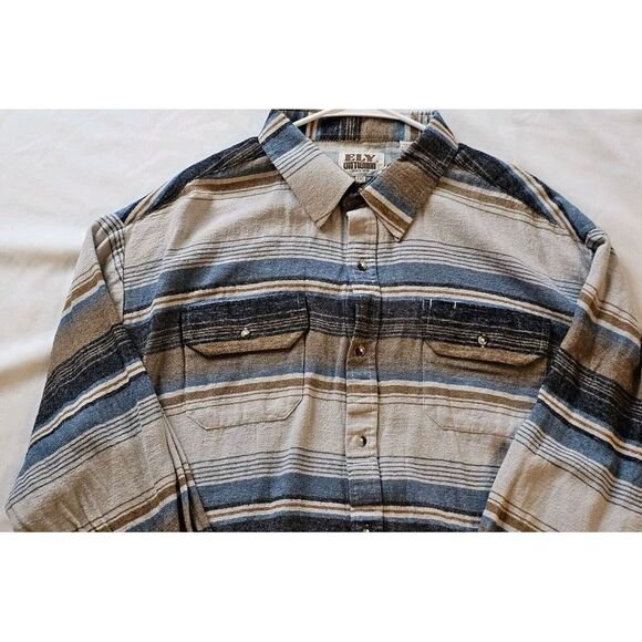 Ely Cattleman Flannel Shirt Mens XXL Plaid Long Sleeve Button Heavywt Super Soft - Picture 1 of 6